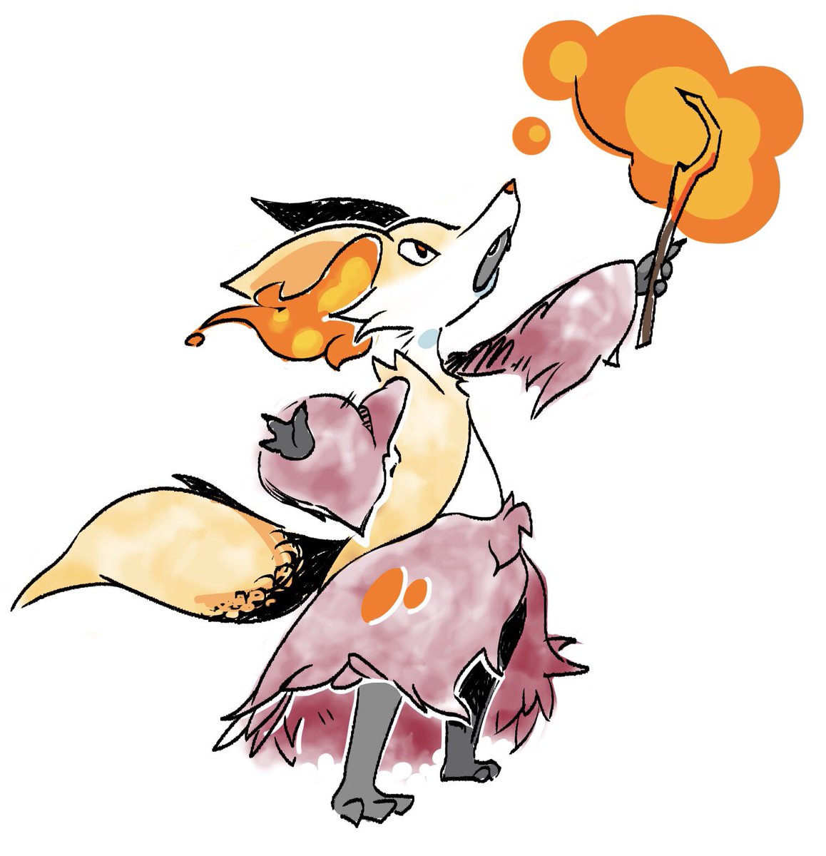 consumerofpaint's tweet photo. fart trade with @jaypawz 🤪
DELPHOX !!! i don’t usually do stuff like tgis but it was fun :)
#pokemonfanart #delphox #paintconsumer https://t.co/wpsUD0Vhnz