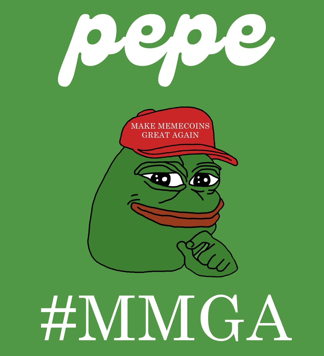 We need more meme coins like $PEPE.

Make meme coins great again. 🐸

#MMGA <a href="/pepecoineth/">Pepe</a>