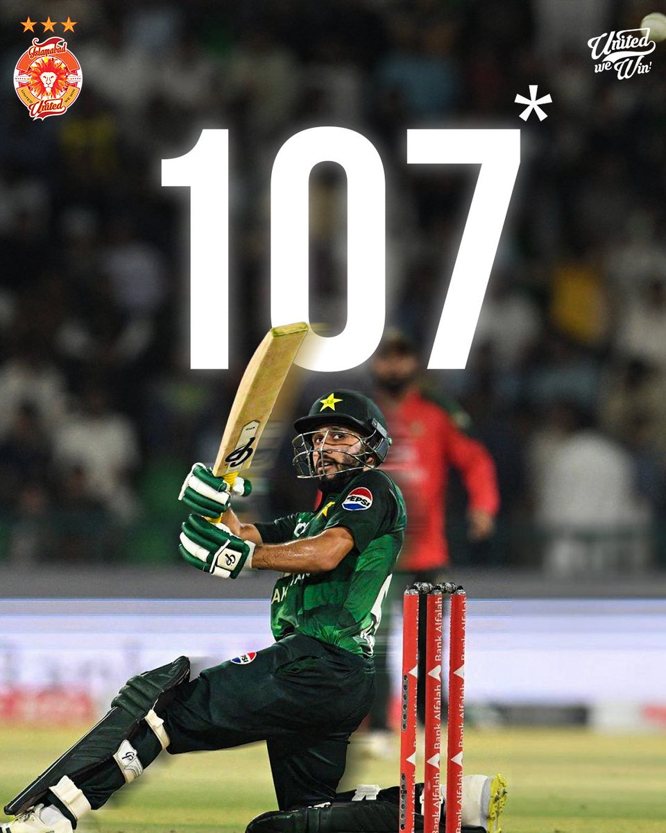 Maiden T20I century ✅
Second-fastest 💯 for Pakistan ✅
First non-opener for PAK to do it ✅

Mohammad Haris rewrites the record books with an explosive 107*! A knock full of intent, power and character! 🔥

Take a bow, Haris!

#PAKvBAN #UnitedForPakistan #UnitedWeWin