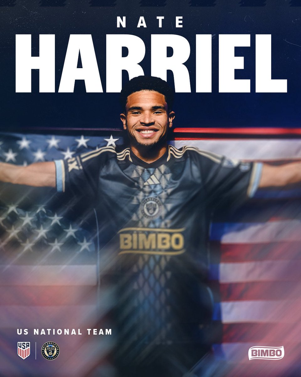 PhilaUnion's tweet photo. .@nateharriel has been called in to join the @USMNT 🇺🇸 

#DOOP https://t.co/quWyQ1Smcf