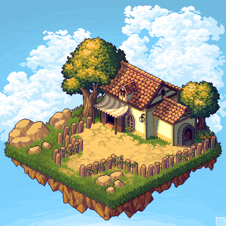 sum isometric stuff
#ドット絵 #pixelart