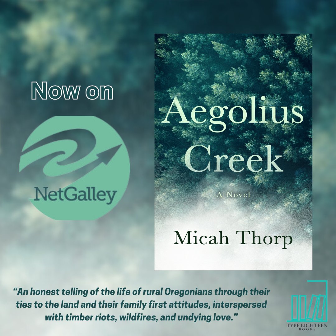 TypeEighteenBks's tweet image. Get your ARC of Aegolius Creek on
@NetGalley: netgalley.com/catalog/book/6…
"An honest telling of the life of rural Oregonians through their ties to the land and their family first attitudes, interspersed with timber riots, wildfires, and undying love.” #newbooks #books #reviewers