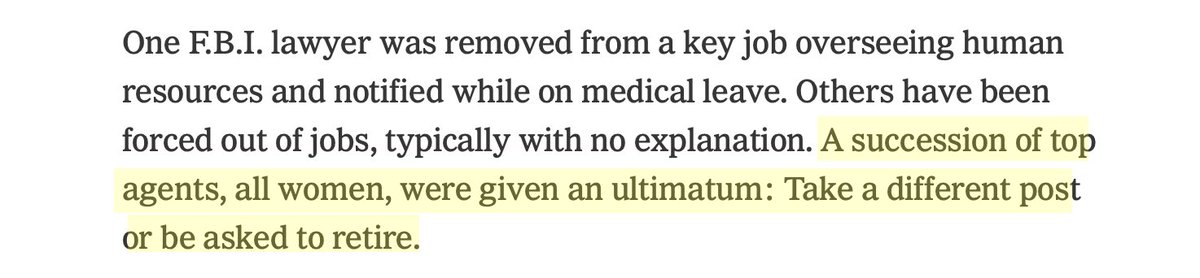 Seems like the kind of thing that should be getting more attention, not buried 30 paragraphs deep in a story about what's happening at the FBI these days