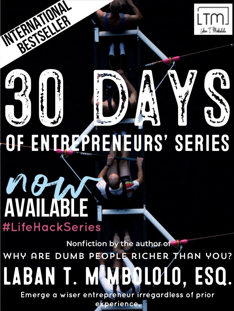 YW Jordana

Learn from the Best featuring Insights from Icons like Bezos &amp; Branson. 💼🚀💡💰📈🏆🤝💻📊🎯 amazon.com/30-Days-Entrep…

⭐️⭐️⭐️⭐️⭐️ Now $3.99 on #Kindle Take the Leap into Entrepreneurship!  

#SuccessStories #BusinessGrowth   #BusinessSuccess