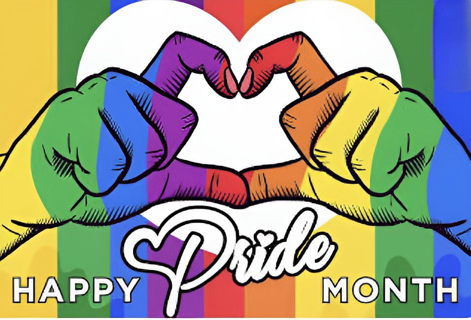 Happy Pride Month Sunday! Love is love! 💛💚💙💜❤️🧡