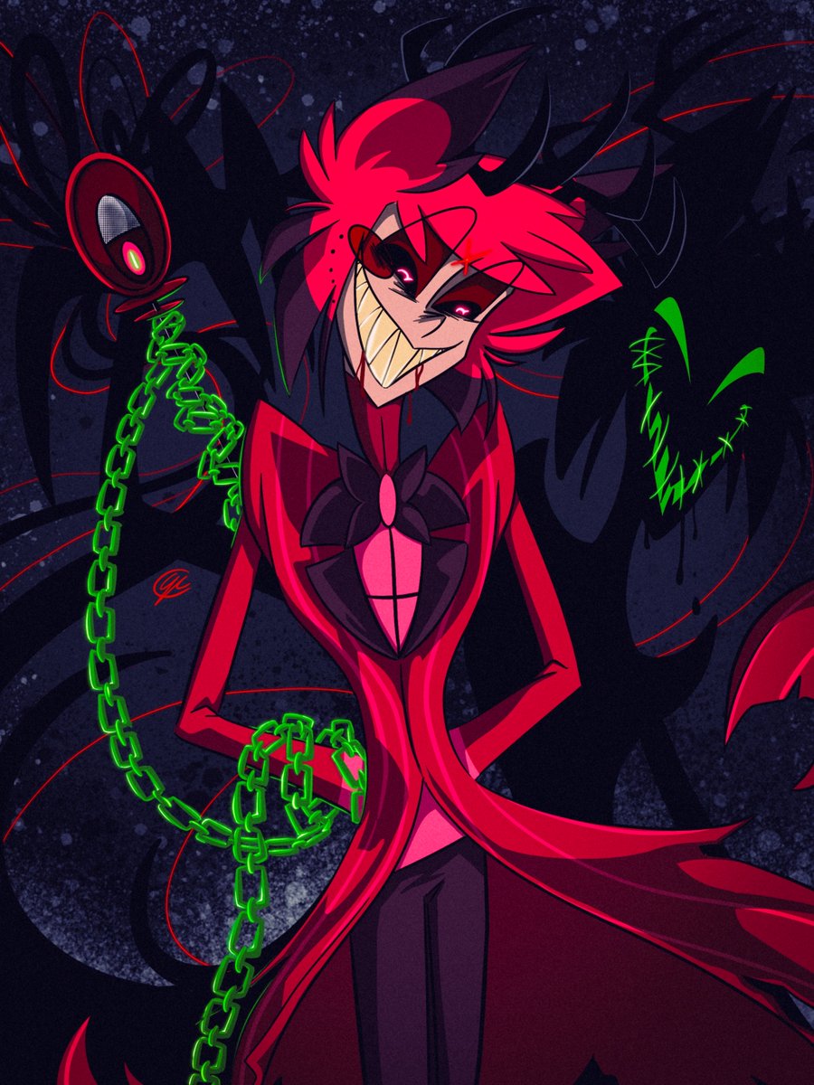🎶 "My finger on your lips, I stole something precious." 🎶 #HazbinHotelFanart #hazbinhotelart #hazbinhotel #HazbinHotelAlastor #Alastor #radiodemon #radiohusk
