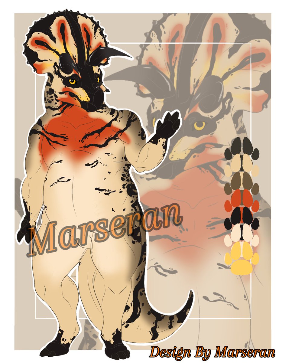 Marseran_98's tweet image. Triceratops Adopt $50 or $70 and comes with a fullbody paypal only #furryartist #furryadopt
#furryadoptable