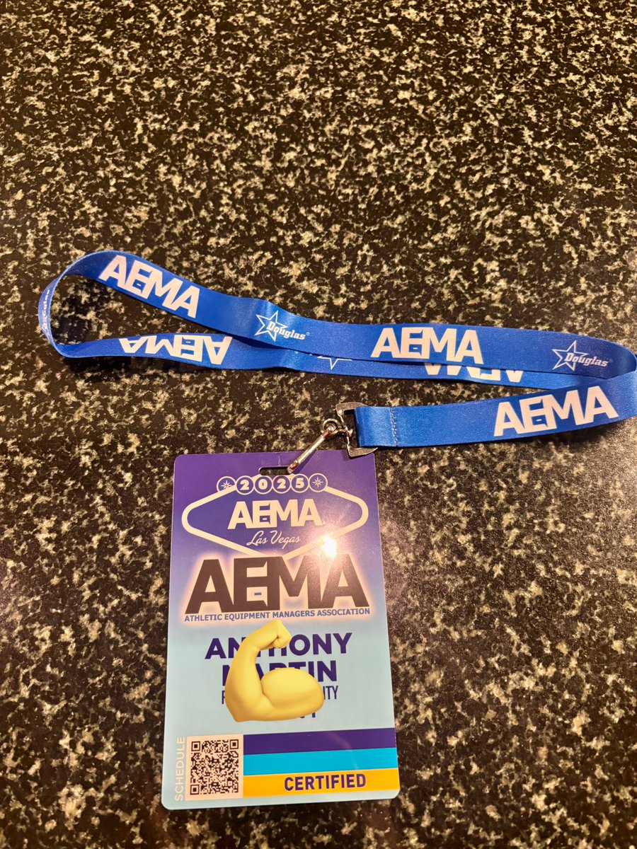 Thank you <a href="/DouglasPads/">Douglas Pads</a> for being the official lanyard sponsor of #AEMA2025.
