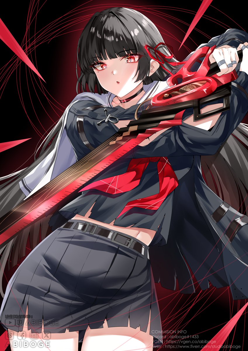 Chisaaa ~~~
finishing yesterday's doodle

#Chisa #Wuwafanart #WuWa #WutheringWavesleaks #wutheringwave #鳴潮 #千咲