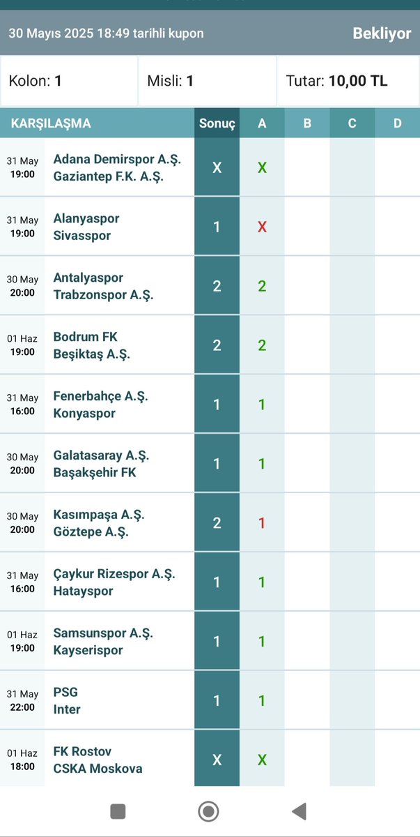 fikretbey33's tweet photo. #sportoto bir gün yakalayacam seni sportoto  15 te 15 olacak inşallah https://t.co/La5MYMcJiI
