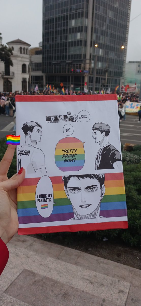 aún sigo teniendo mi cartel 😋