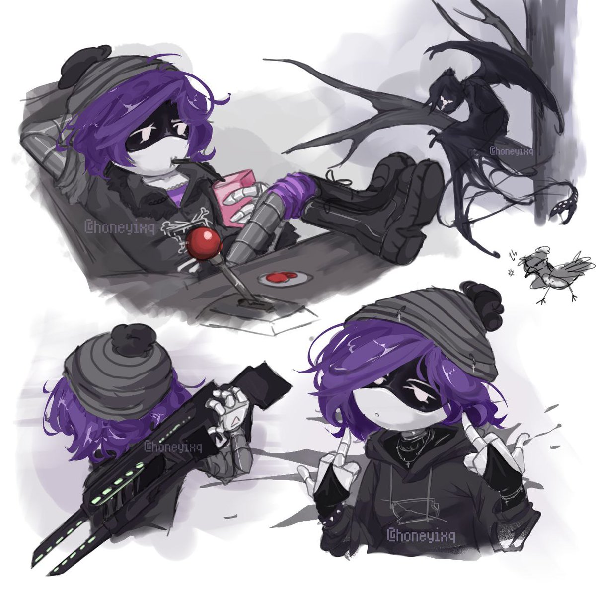 beautiful emo sigma 💅
#murderdrones #fanart #UziDoorman  #Uzi #nuzi