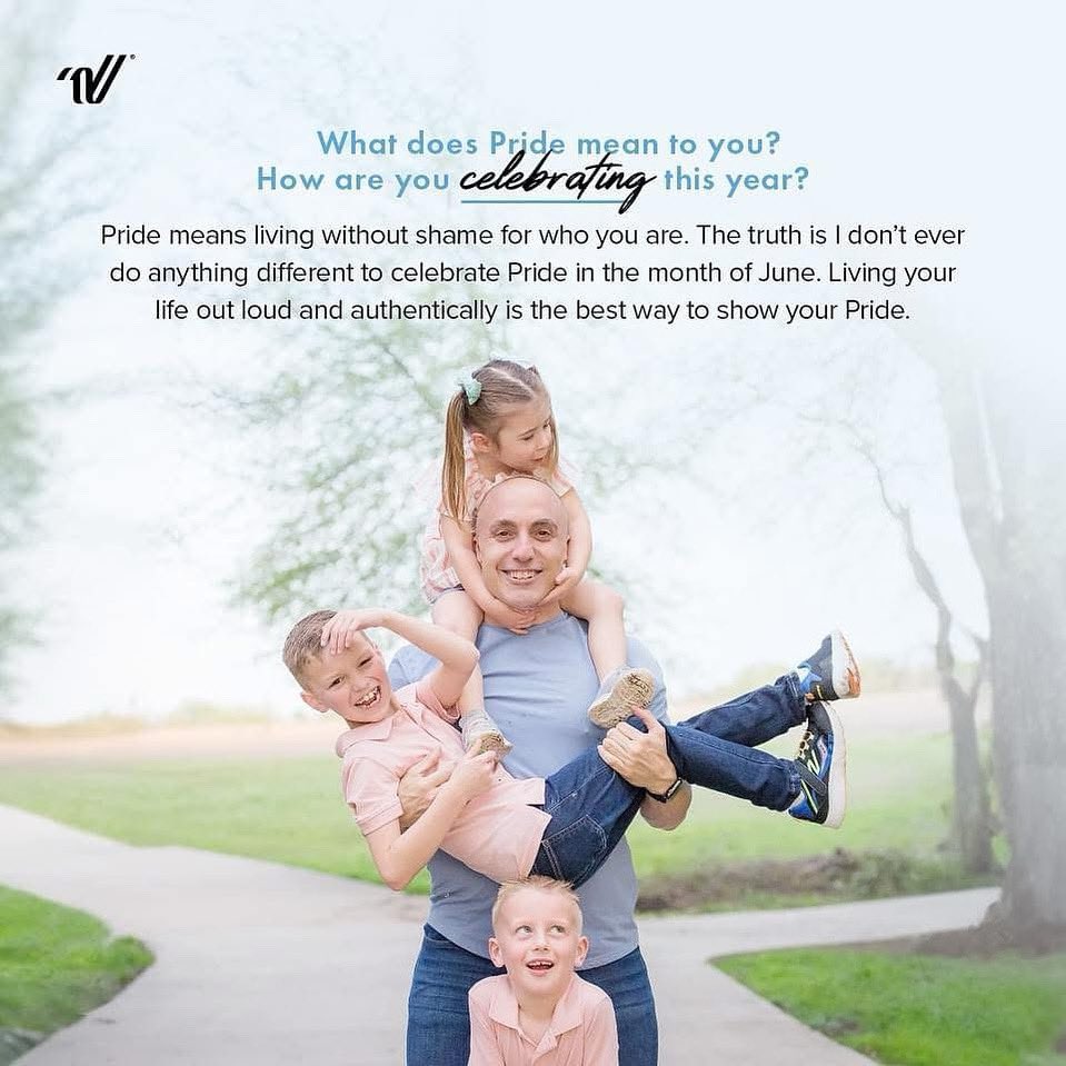 Happy Pride! The truth is I don’t ever do anything different to celebrate Pride in the month of June. Living your life out loud and authentically is the best way to show your Pride. #pride2025🏳️‍🌈