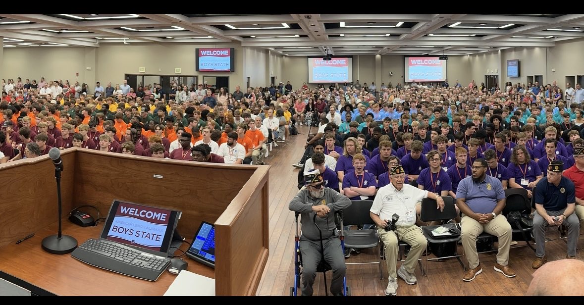 What a privilege to speak Saturday at the American Legion: Alabama Boy’s State Commencement ceremony for the 500+ graduates and their families. I am a proud 1976 graduate. It is an outstanding program. 
⁦<a href="/alboysstate/">Alabama Boys State</a>⁩