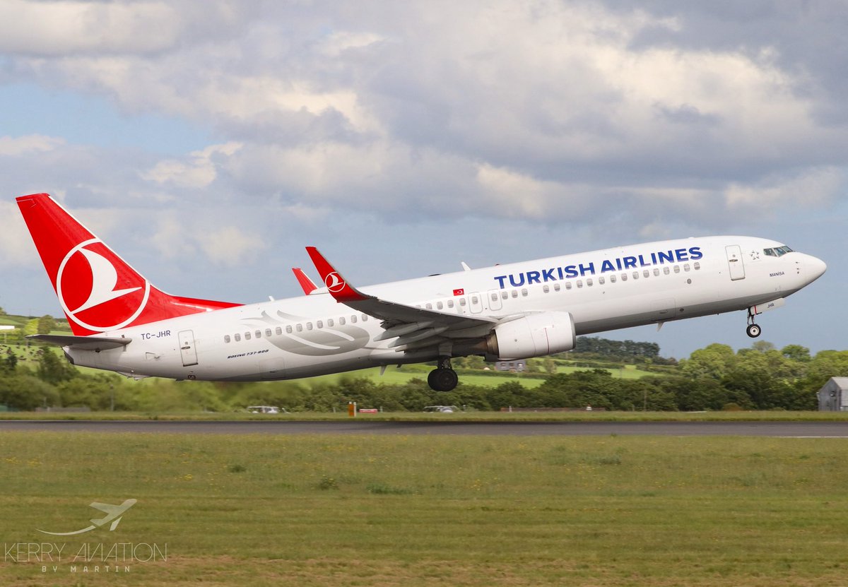 Taking flight with <a href="/TurkishAirlines/">Turkish Airlines</a> 🇹🇷✈️ caught this beautiful Boeing 737-800 lifting off into the skies 🌍💨
📍Location: <a href="/CorkAirport/">Cork Airport</a> 
📸: <a href="/KerryAviation/">Martin | Kerry Aviation 🛫📷</a> 
#TurkishAirlines #AvGeek #PlaneSpotting #Boeing737 #AviationPhotography #Takeoff #WingsUp #SkyHigh #CorkAirport