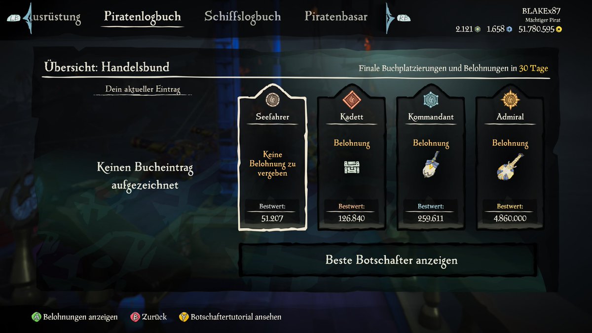 BlakeHH87's tweet photo. @SoT_Support my friends and I spent 3 hours and sold so much loot for Merchant Alliance right now. We didn’t get any gold or levels up merchant 😕 can you check that? https://t.co/M4U1WogBs0