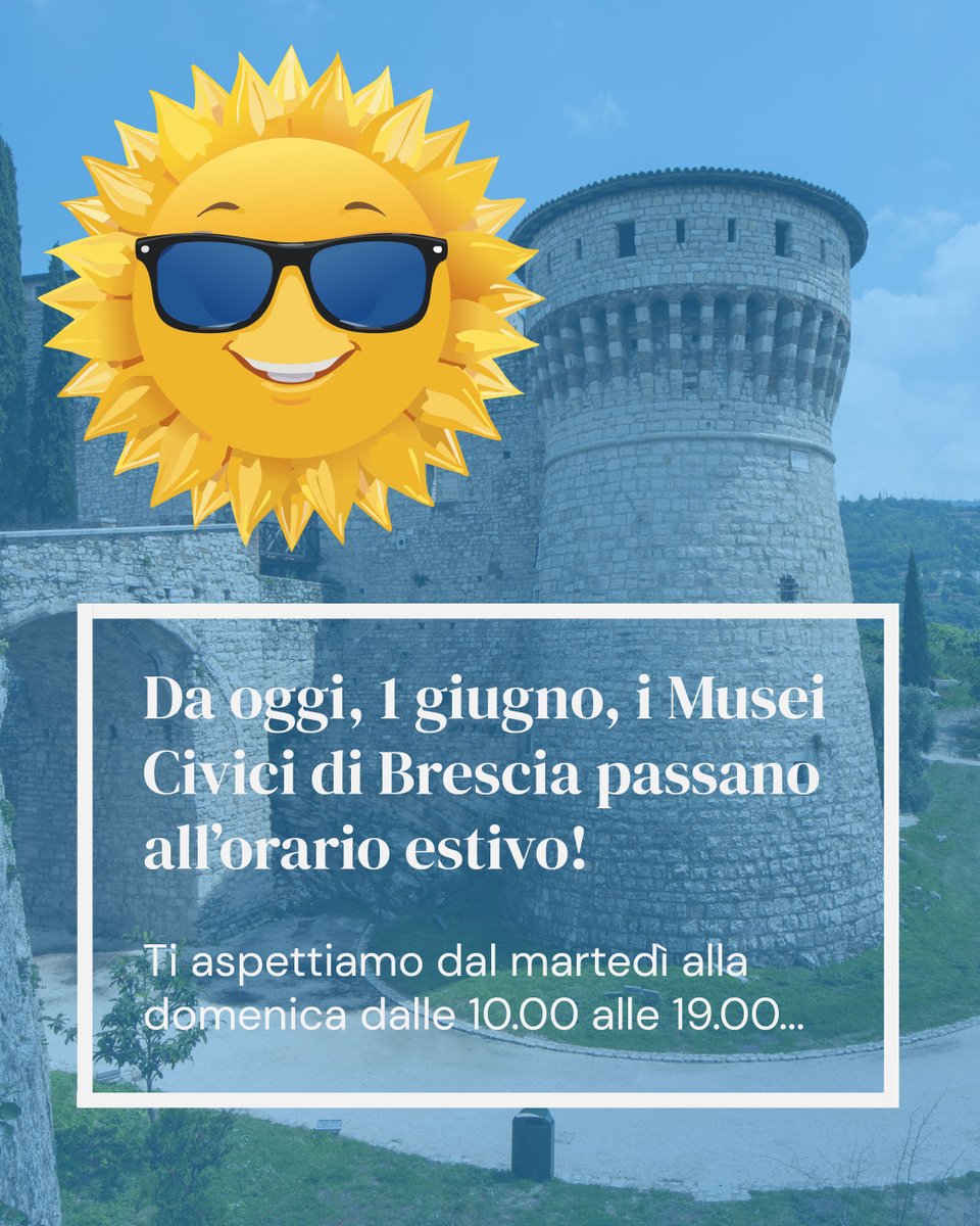 Da oggi ti aspettiamo con il nostro orario estivo! 🌞