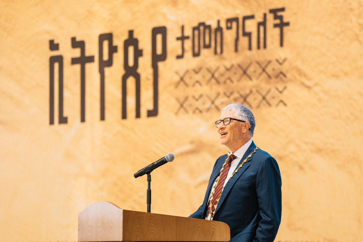 Office of the Prime Minister - Ethiopia (@pmethiopia) on Twitter photo Prime Minister <a href="/AbiyAhmedAli/">Abiy Ahmed Ali 🇪🇹</a> bestowed upon <a href="/BillGates/">Bill Gates</a> the Ethiopia Special Order — the highest honor bestowed by the Ethiopian State in a ceremony held at the National Palace earlier tonight. The prestigious recognition celebrates the profound and enduring impact of the Gates Prime Minister <a href="/AbiyAhmedAli/">Abiy Ahmed Ali 🇪🇹</a> bestowed upon <a href="/BillGates/">Bill Gates</a> the Ethiopia Special Order — the highest honor bestowed by the Ethiopian State in a ceremony held at the National Palace earlier tonight. The prestigious recognition celebrates the profound and enduring impact of the Gates