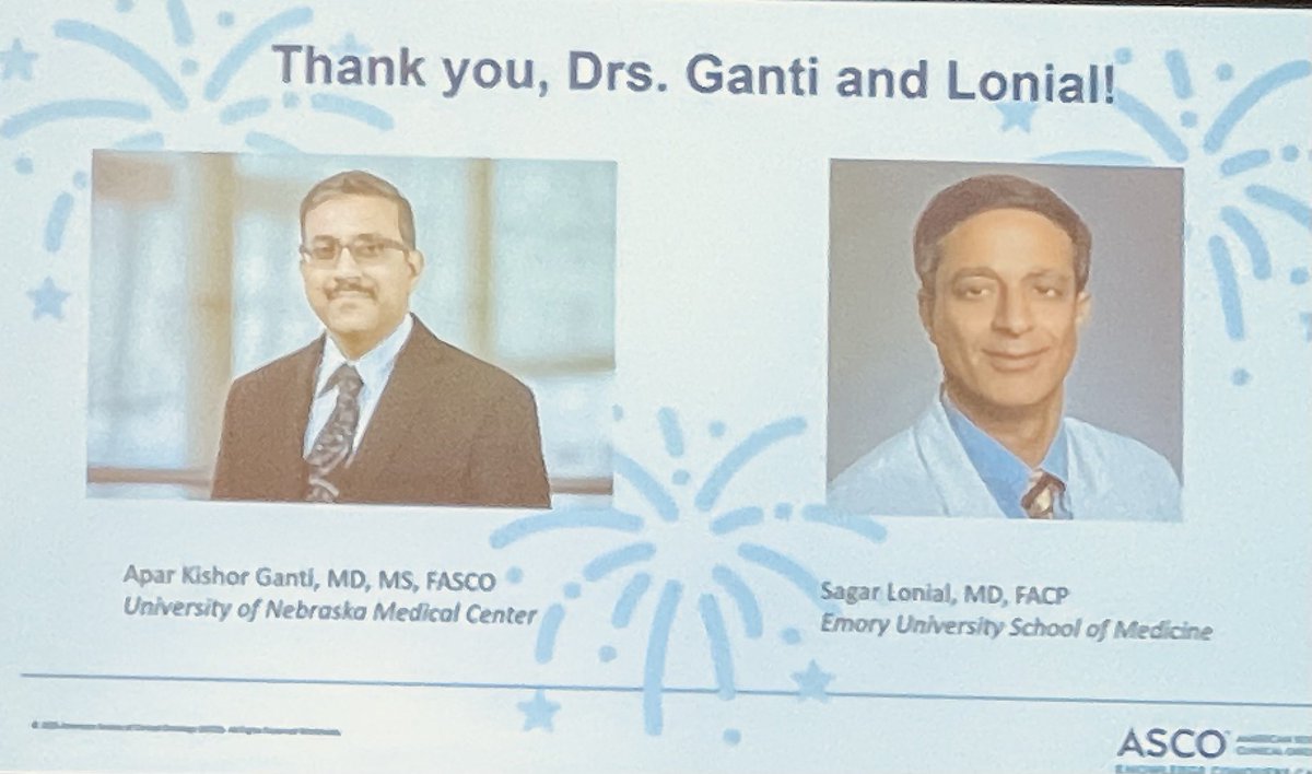 Jame Abraham, MD, FACP (@jamecancerdoc) on Twitter photo Thank you and congratulations to <a href="/SagarLonialMD/">Sagar Lonial MD</a> and <a href="/AparGanti/">Apar Kishor Ganti</a> - The amazing Associate Editors of <a href="/JCOOP_ASCO/">JCO Oncology Practice</a> now rotating off their responsibilities! It was a privilege to work with them for the past 6 years ! <a href="/EthicsdoctorP/">Jeffrey peppercorn MD</a> ! Thank you and congratulations to <a href="/SagarLonialMD/">Sagar Lonial MD</a> and <a href="/AparGanti/">Apar Kishor Ganti</a> - The amazing Associate Editors of <a href="/JCOOP_ASCO/">JCO Oncology Practice</a> now rotating off their responsibilities! It was a privilege to work with them for the past 6 years ! <a href="/EthicsdoctorP/">Jeffrey peppercorn MD</a> !