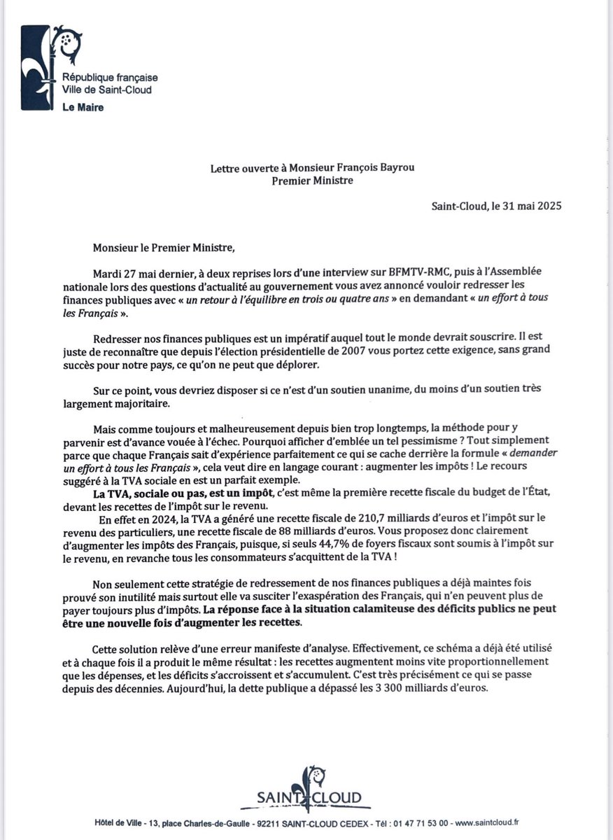 ericberdoati's tweet image. Ma lettre ouverte à Monsieur le Premier Ministre