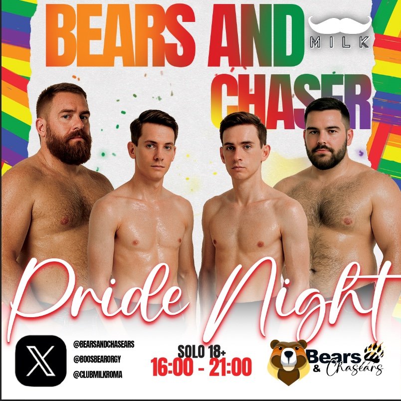 El Oso Iztapalapense (@osoiztpas) on Twitter photo Comienza el mes del Orgullo y que mejor que iniciar celebrando en nuestra reunión Pride.
Próximo sábado 7 de junio - 4 a 9 p.m.
Informes por DM y con <a href="/bearsandchasers/">Bears and Chasers MX</a> y <a href="/bossbearorgy/">Leonardo Moreno</a> Comienza el mes del Orgullo y que mejor que iniciar celebrando en nuestra reunión Pride.
Próximo sábado 7 de junio - 4 a 9 p.m.
Informes por DM y con <a href="/bearsandchasers/">Bears and Chasers MX</a> y <a href="/bossbearorgy/">Leonardo Moreno</a>