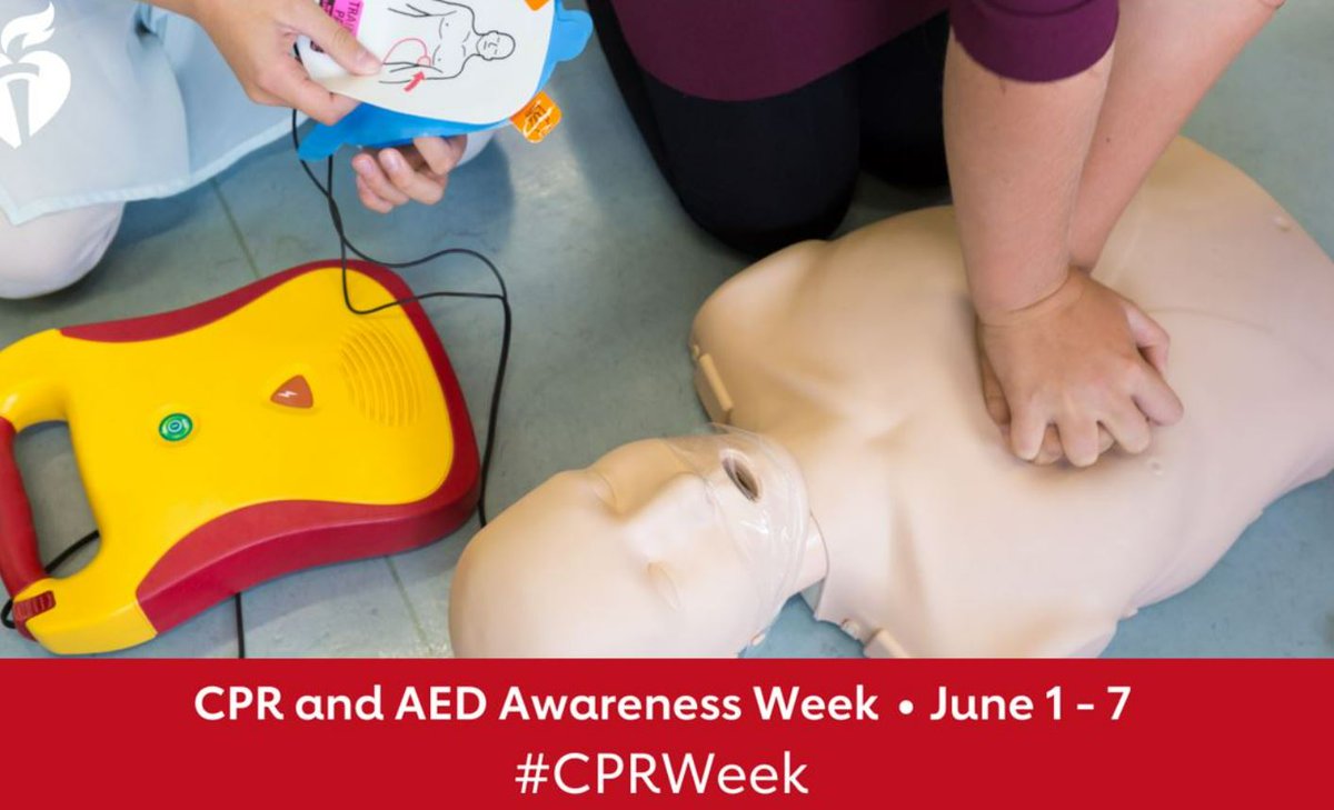 June 1–7 is CPR &amp; AED Awareness Week! ❤️ Learn the skills that could save a life. Knowing how to respond in an emergency can make all the difference. Let's be ready, Takoma Park! #CPRWeek #AEDAwareness #BeTheBeat #TakomaPark #TPPD