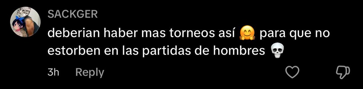 Subís un video sobre un torneo fem, el valoplayer promedio que responde: