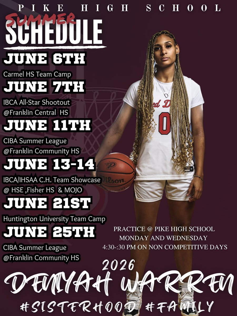 June ball schedule