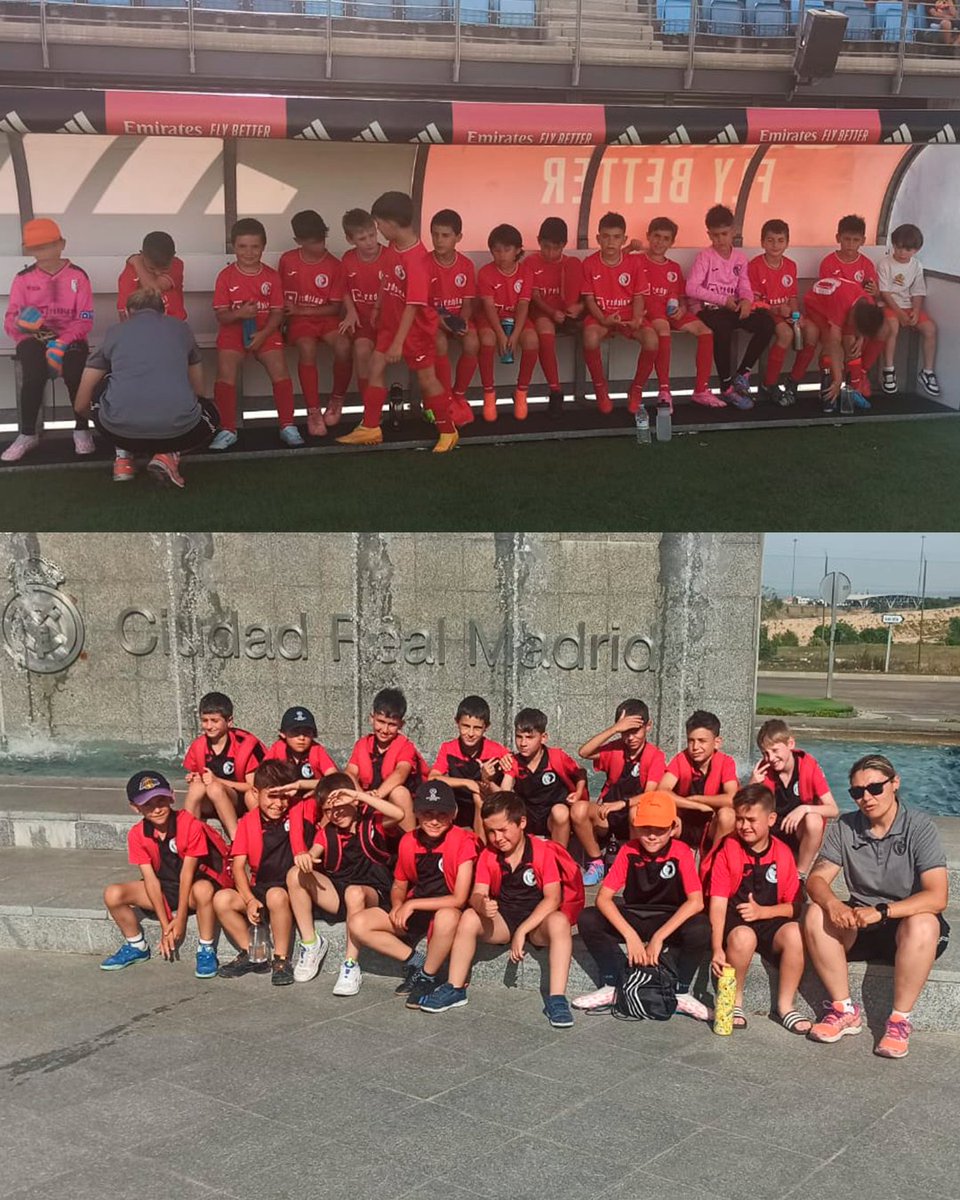 𝗖𝗨𝗔𝗗𝗥𝗔𝗡𝗚𝗨𝗟𝗔𝗥 𝗘𝗡 𝗩𝗔𝗟𝗗𝗘𝗕𝗘𝗕𝗔𝗦 

Nuestro Benjamín 'B' acudió a jugar un cuadrangular a la Ciudad Deportiva del <a href="/realmadrid/">Real Madrid C.F.</a> , Valdebebas, donde nuestros jugadores disfrutaron de una gran experiencia.

¡Cómo siempre un placer jugar estos partidos amistosos!