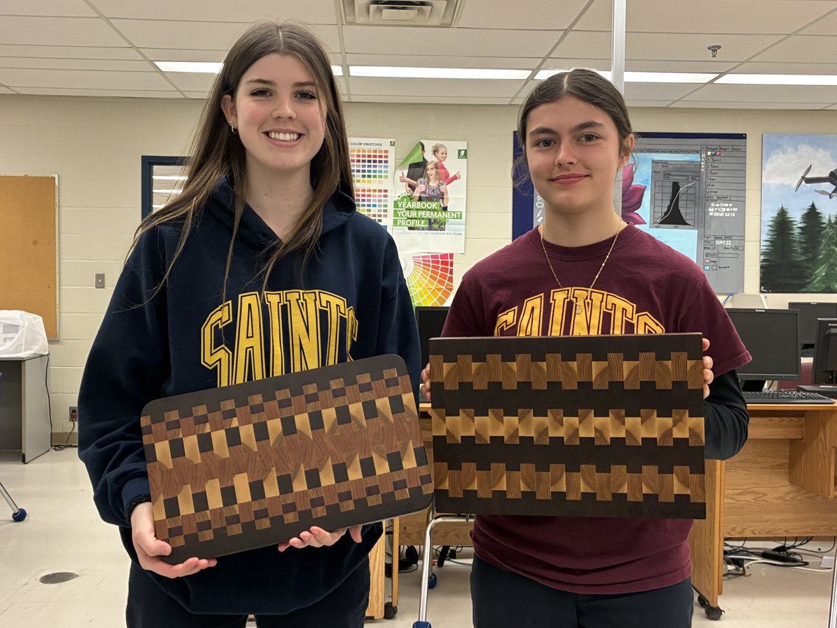 Joseph Button (@mrjbutton) on Twitter photo A bunch more of our <a href="/StPeterCSS/">St. Peter's C.S.S.</a> Grade 11 construction students with their beautiful End Grain cutting boards! #woodworking A bunch more of our <a href="/StPeterCSS/">St. Peter's C.S.S.</a> Grade 11 construction students with their beautiful End Grain cutting boards! #woodworking
