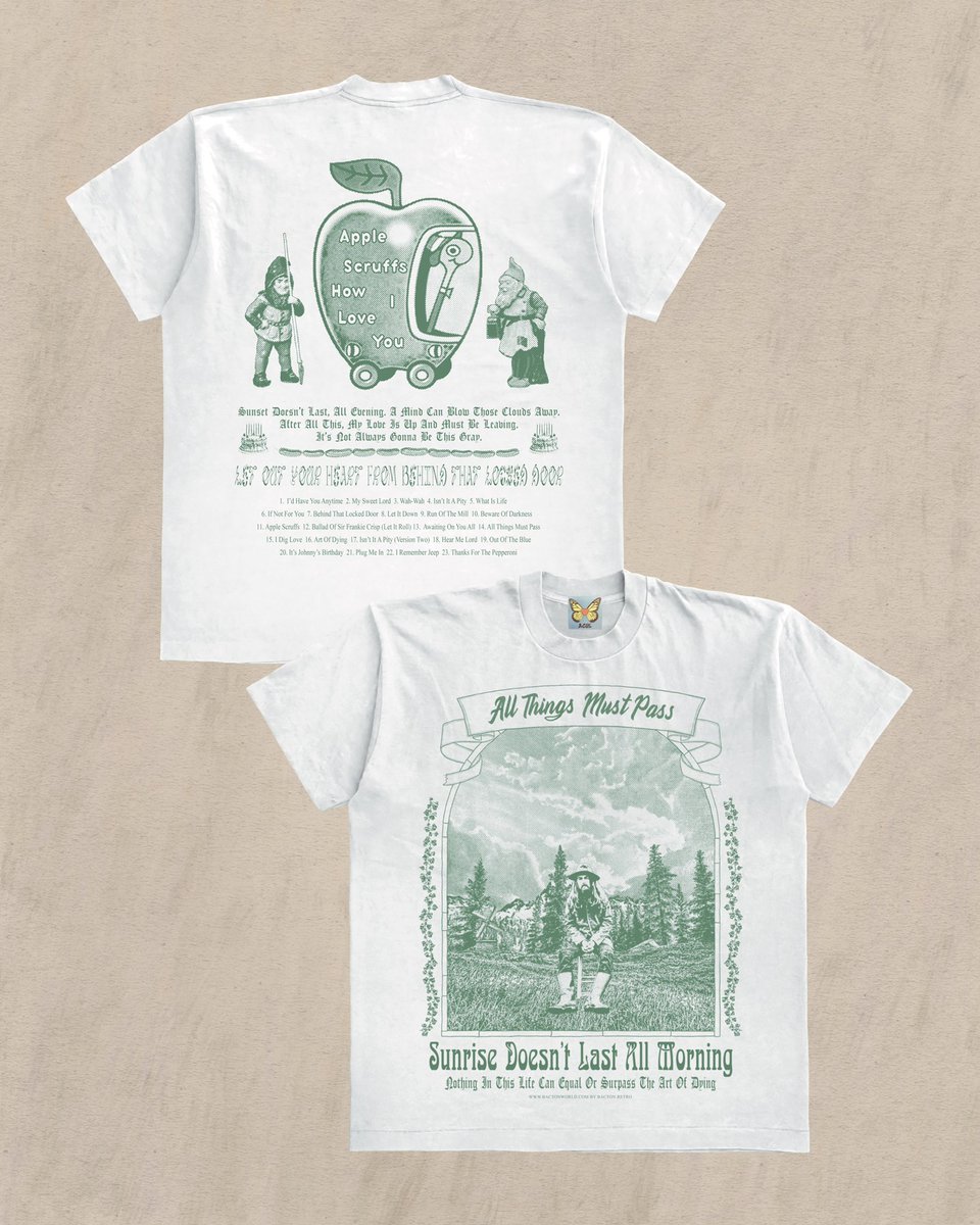 PREORDER for the “All Things Must Pass” collection is open now at bactonworld.com. It will be open until
Thursday 6/5 at 4:20pm EST