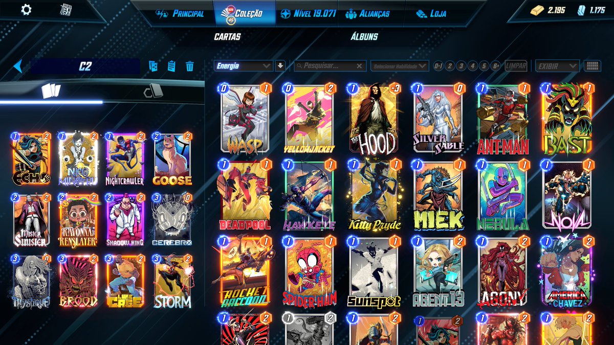 Break 9400 with 2 Cerebro decks (I dont have Lasher, he is insane in C2 you probably cut Goose or Nigthcrawler)