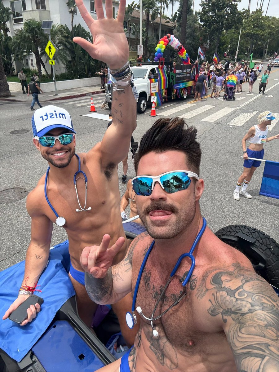 HAPPY WEHO PRIDE! 🌈 ⭐️ <a href="/brunocalcantara/">Bruno Alcantara</a> <a href="/heymistr_/">MISTR</a>