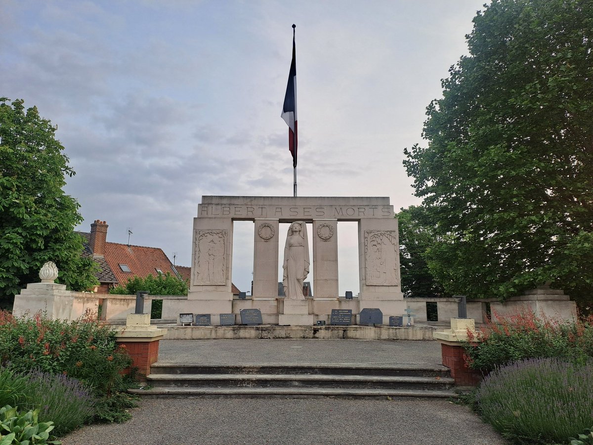 Beth Moore (@historyandmoore) on Twitter photo Evening walk around Albert after dinner took us past the Albert memorial to its war dead. A beautiful piece of sculpture. <a href="/bhltours/">Battle Honours Tours</a> Evening walk around Albert after dinner took us past the Albert memorial to its war dead. A beautiful piece of sculpture. <a href="/bhltours/">Battle Honours Tours</a>