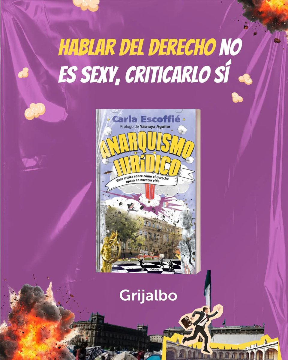Mi libro "Anarquismo jurídico" no es sobre la reforma (aunque la aborda en un apartado) pero es un libro de derecho para gente no abogada con algunas reflexiones sobre cómo podemos repensar la forma en la que organizamos la vida pública, más alla de las alternativas imperantes.