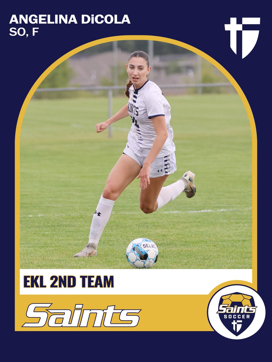 STA Saints Girls Soccer (@stasaints_gscr) on Twitter photo Next up we have <a href="/DiCola_Angelina/">Angelina DiCola</a> and <a href="/KennedyMiller_3/">Kennedy Miller | GA | Forward | 2026</a> as our EKL 2nd Team representatives. Congrats ladies!! Well deserved! Next up we have <a href="/DiCola_Angelina/">Angelina DiCola</a> and <a href="/KennedyMiller_3/">Kennedy Miller | GA | Forward | 2026</a> as our EKL 2nd Team representatives. Congrats ladies!! Well deserved!