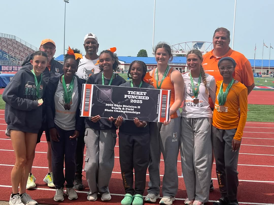 WOLVES ARE STATE BOUND!!!

These Wolves punched their tickets to the STATE CHAMPIONSHIPS in SEVEN events and finished 3rd as a team in the Southwest Ohio D2 Regional meet.