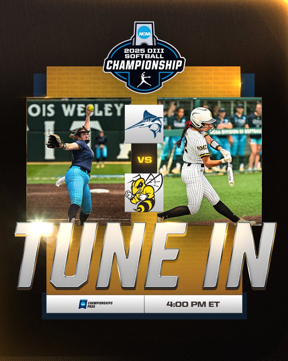 NCAA Division III (@ncaadiii) on Twitter photo ‼️ TUNE IN … again‼️
<a href="/vwu_marlins/">Virginia Wesleyan Athletics</a>
🆚
<a href="/RMCathletics/">Randolph-Macon College Athletics</a>
📺📊 on.ncaa.com/D3SG13
#WhyD3 | #D3SB ‼️ TUNE IN … again‼️
<a href="/vwu_marlins/">Virginia Wesleyan Athletics</a>
🆚
<a href="/RMCathletics/">Randolph-Macon College Athletics</a>
📺📊 on.ncaa.com/D3SG13
#WhyD3 | #D3SB