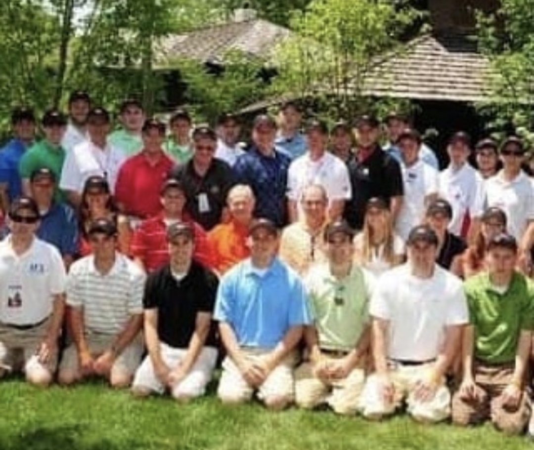 Mark Mroczkowski (@mark_mrocz) on Twitter photo 2009 Memorial Tournament. I'm in the red next to <a href="/jacknicklaus/">Jack Nicklaus</a> in the orange. He asked if everyone was a future golf course superintendent, I told him I was going into sports fields. He told us how he designed some cricket fields. 2009 Memorial Tournament. I'm in the red next to <a href="/jacknicklaus/">Jack Nicklaus</a> in the orange. He asked if everyone was a future golf course superintendent, I told him I was going into sports fields. He told us how he designed some cricket fields.