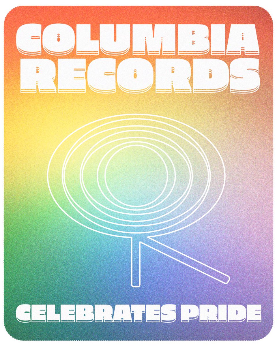 ColumbiaRecords's tweet image. Columbia Records celebrates Pride Month