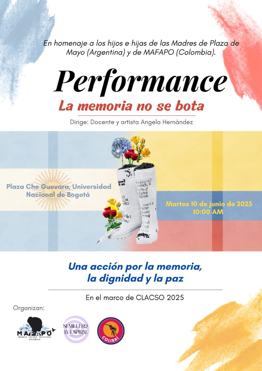 No podemos olvidar, acompáñanos