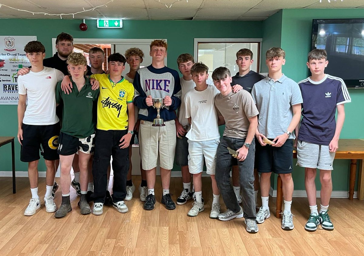 Chard Town FC (@chardtownfc) on Twitter photo 🏆 U16s 🏆 end of season presentation.
Managers Player; Dexter
Supporter Player; George
Top Scorer; Ollie
Players Player; Owen
<a href="/swsportsnews/">South West Sports News</a> 🏆 U16s 🏆 end of season presentation.
Managers Player; Dexter
Supporter Player; George
Top Scorer; Ollie
Players Player; Owen
<a href="/swsportsnews/">South West Sports News</a>