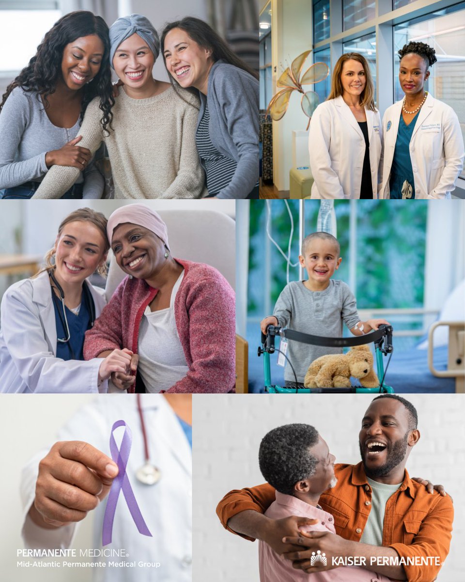 Mid-Atlantic Permanente Medicine (@mdatlpermanente) on Twitter photo On #CancerSurvivorsDay, we honor our courageous patients and our dedicated doctors who guide them through every step of their cancer journey.
At <a href="/KPMidAtlantic/">Kaiser Permanente</a>, prevention and cutting-edge diagnoses and treatments save lives.
Learn about Cancer Care: k-p.li/3MAzzOP On #CancerSurvivorsDay, we honor our courageous patients and our dedicated doctors who guide them through every step of their cancer journey.
At <a href="/KPMidAtlantic/">Kaiser Permanente</a>, prevention and cutting-edge diagnoses and treatments save lives.
Learn about Cancer Care: k-p.li/3MAzzOP