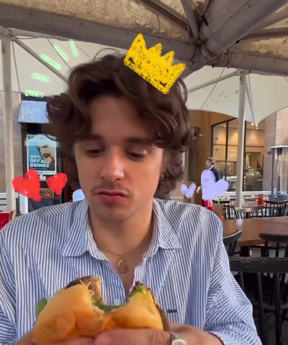 sometimes a baby girl is an almost 30 yo man with moustache and rockstar long hair