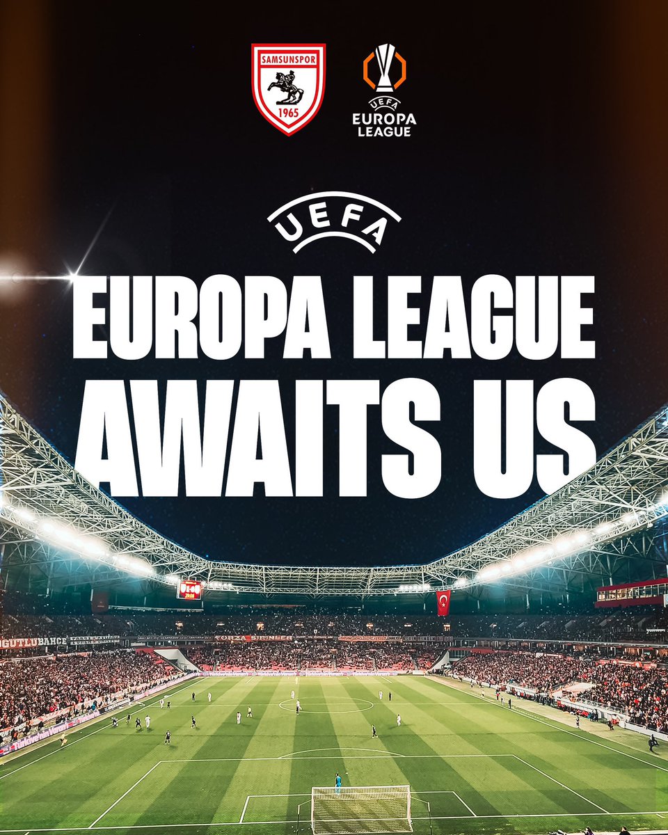 3 dönem transfer yasaklı, kısıtlı kadro ile bize bu mutluluğu yaşatan herkese çok teşekkür ederim..
En çok biz üzüldük..en çok biz sevineceğiz !!!!
#Samsunspor Avrupada