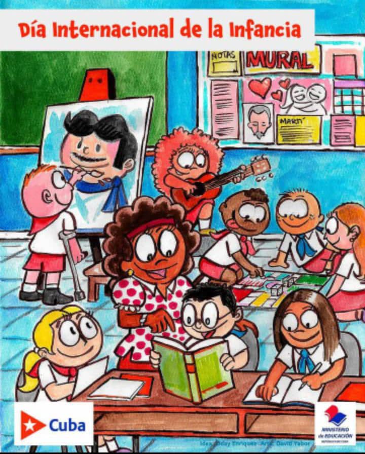 Feliz dia para todos los infantes  #CabaiguanEduca  #SanctiSpirirusEnMarcha <a href="/EnriquezMaiquel/">Maiquel Enriquez</a>  <a href="/AlexisLorente74/">Alexis Lorente Jiménez</a>  <a href="/AndreiArmasBra6/">Andrei Armas Bravo</a>