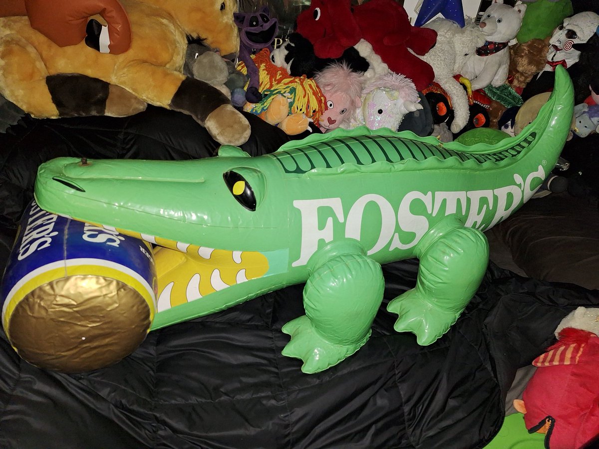 Foster's gator store display.