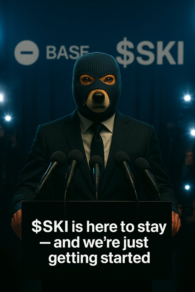 When the cycle’s over, they’ll ask how we saw it coming.
Wondering how they missed it.
We didn’t just predict it — we built it. Mask stays on. $SKI