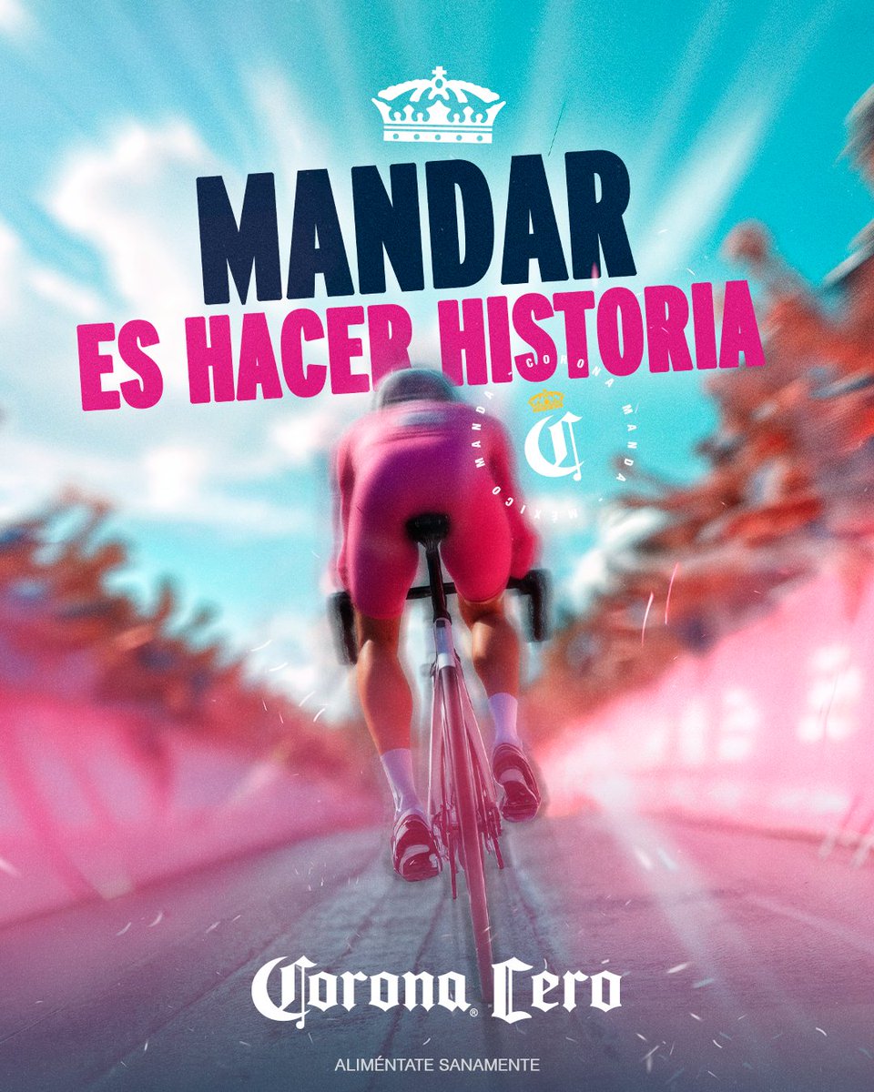 Mandar es coronarse como el mejor ciclista joven del circuito.
Mandar es vestir la maglia rosa durante 12 etapas.
Mandar es poner el nombre de México en alto. 🚴‍♂️🇲🇽
Con su actuación en Italia, queda claro que #MéxicoManda