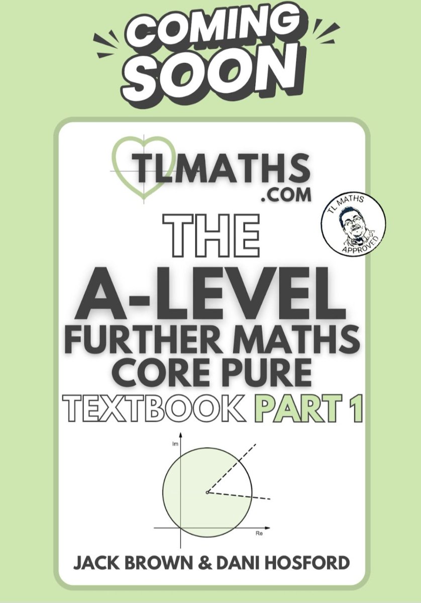 dani_hosford's tweet image. We finished our first of two TLMaths Further Maths textbooks today!

Excited to see this one in print!